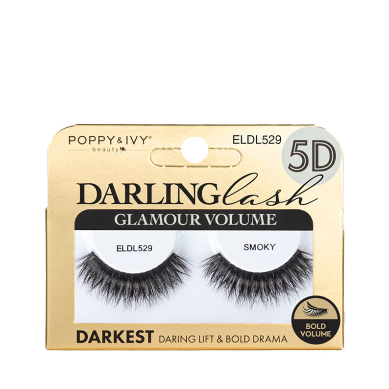 ABSOLUTE NEW YORK Darlinglash Glamour Volume false eyelashes in packaging 5D multi dimensional lashes smoky darkest bold volume