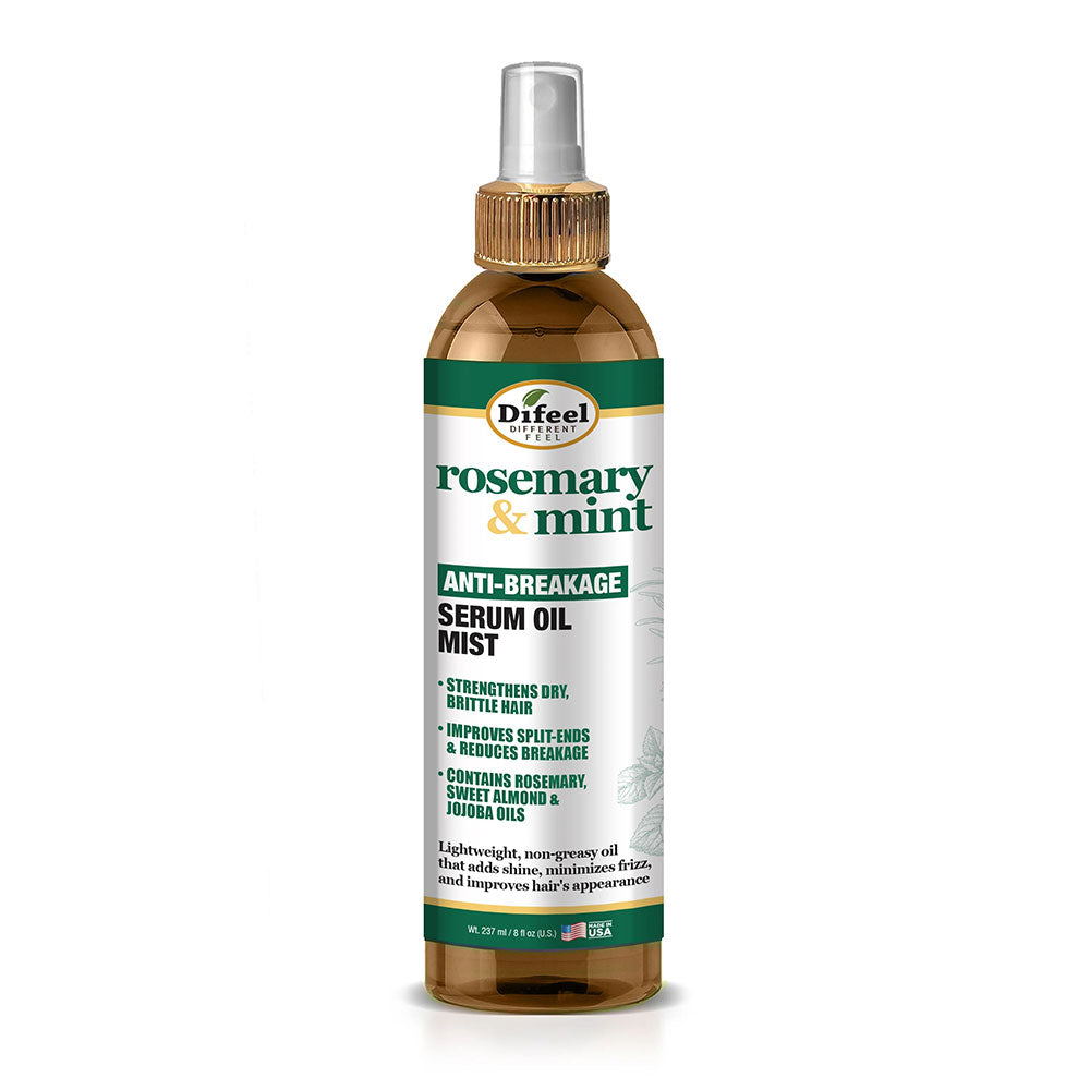 DIFEEL rosemary mint hair serum anti breakage oil mist spray bottle to strengthen dry brittle hair