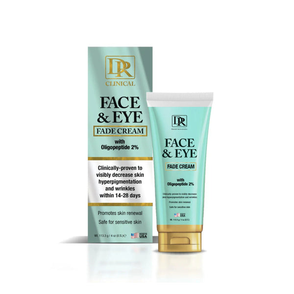 DAGGETT AND RAMSDELL mint green tube and box of face and eye fade cream for hyperpigmentation