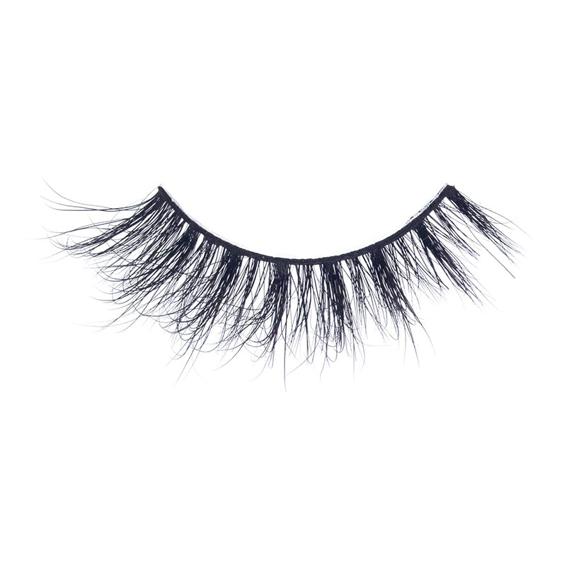 EBIN 3D mink cat eye lashes dramatic wispy black false eyelash strip tapered cat eye for glam
