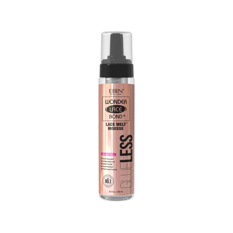 EBIN Wonder Lace Bond bottle of glueless lace melt mousse for secure invisible wig hairline styling