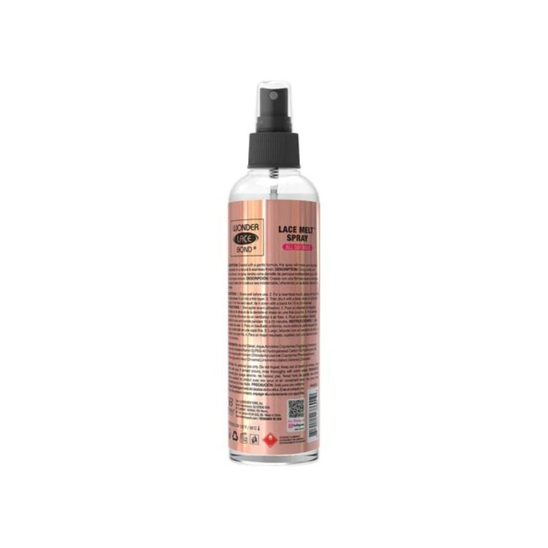 EBIN glueless lace wig melt spray clear bottle with black spray nozzle for seamless wig edges