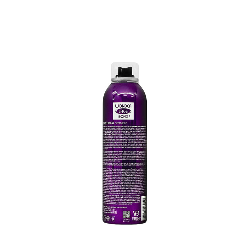 EBIN Wonder Lace Bond purple spray can bottle lace melt spray for wigs with vitamin E