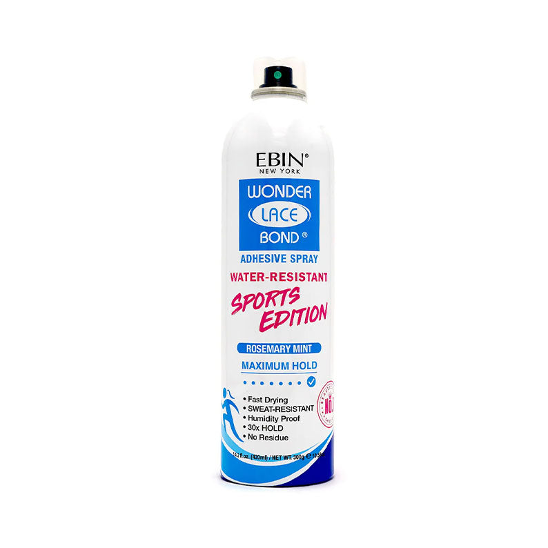 EBIN Wonder Lace Bond sports lace wig adhesive spray water resistant rosemary mint maximum hold