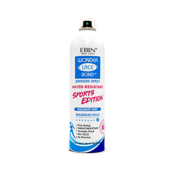 EBIN Wonder Lace Bond sports lace wig adhesive spray water resistant rosemary mint maximum hold
