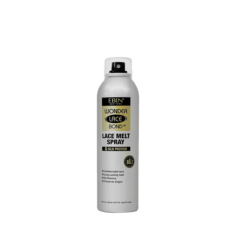 EBIN Wonder Lace Bond aerosol bottle lace melt spray for wigs for secure invisible lace hold