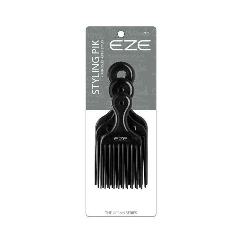 Annie EZE black styling hair pik set with multiple sizes for versatile hair styling
