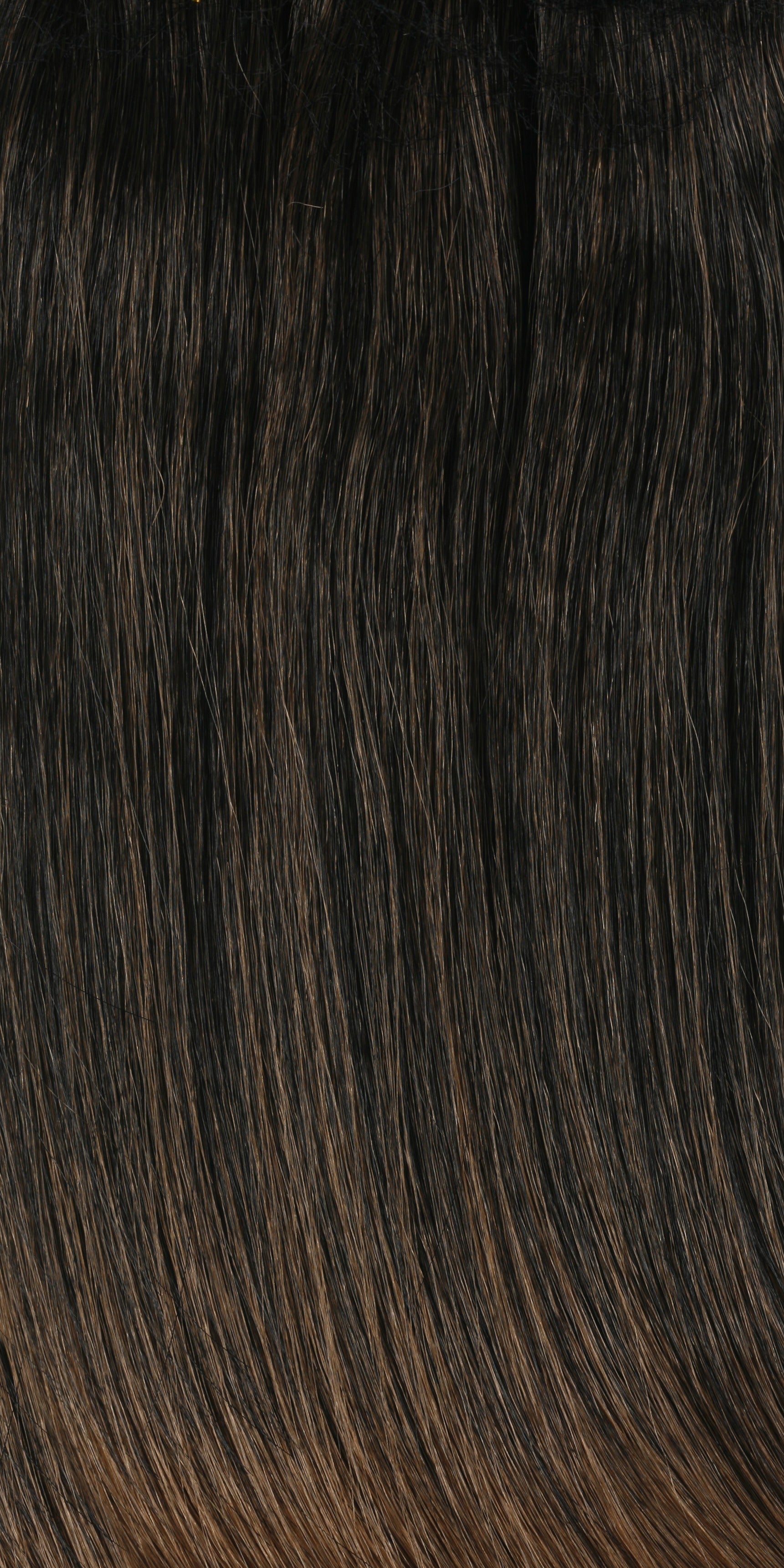SHAKE N GO Freetress 3X Braid 301 hair extensions straight dark brown with subtle ombre ends