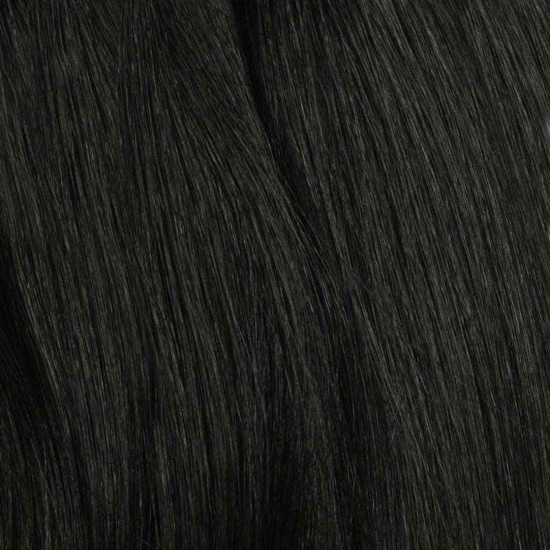 Shake N Go kids deep curl braids in natural black texture close-up