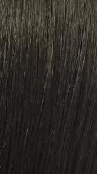 ITS A WIG 100% human hair wig straight dark brown close up smooth texture natural shine