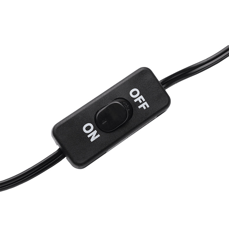 Power switch with on off labels for ANNIE electric straightening comb black cord