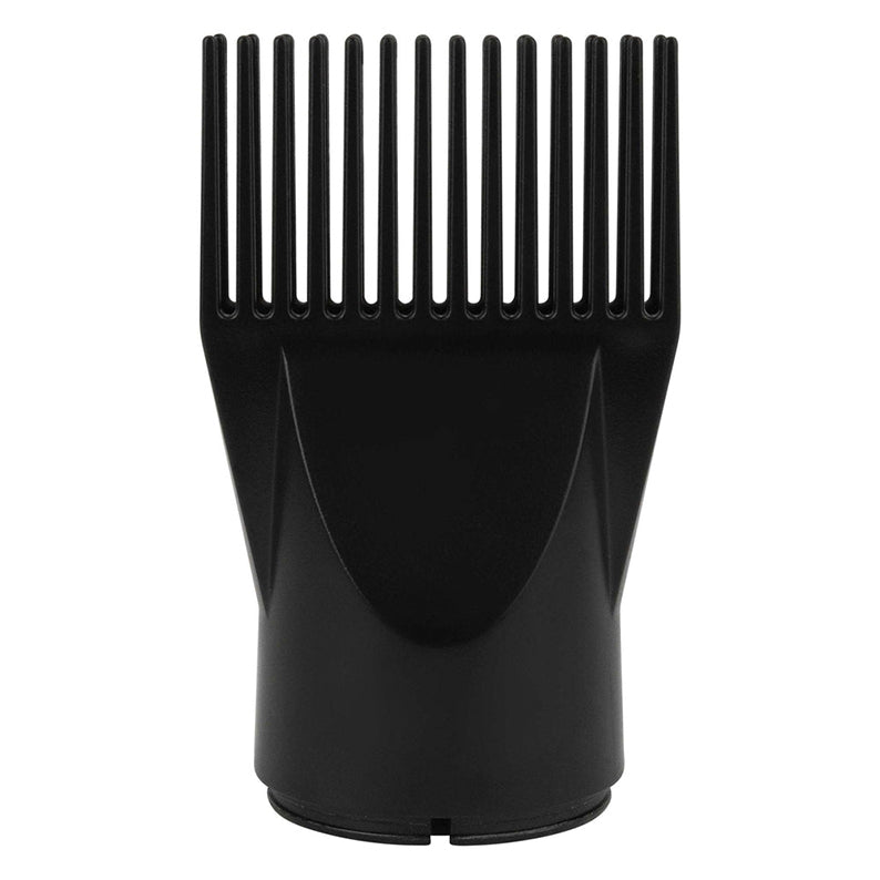 ANNIE black comb nozzle attachment for titanium turbo 3000 hair dryer for detangling and styling