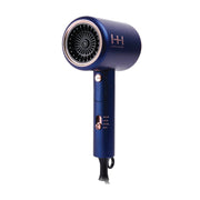 ANNIE foldable hair dryer blue compact travel dryer with foldable handle high low cool settings