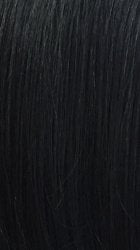 ITS A WIG black straight HD lace wig with natural hairline showing smooth silky strands and fine texture