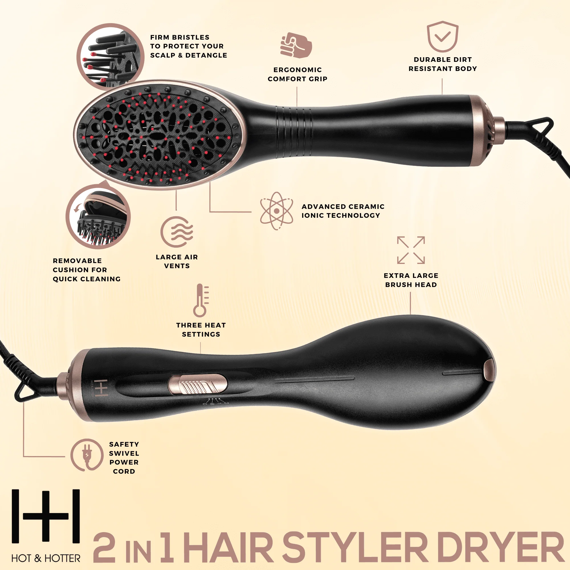 2 In 1 Hair Styler Dryer #5906