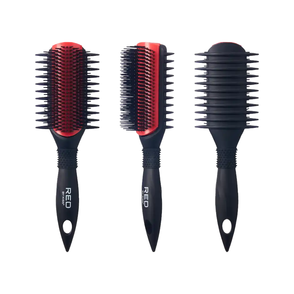 Brosse démêlante et définissante pour boucles #HH256 [Noir]