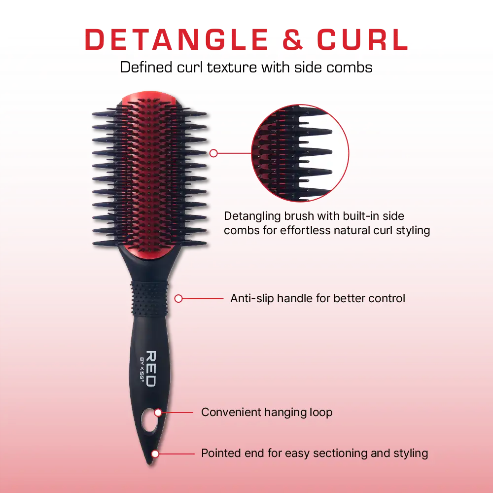 Detangle and Curl Defining Brush #HH256 [Black]