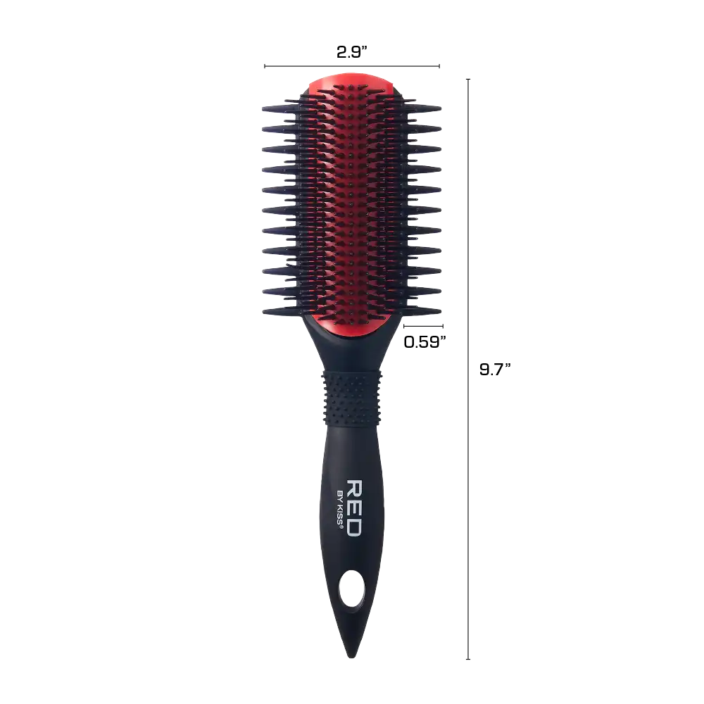 Brosse démêlante et définissante pour boucles #HH256 [Noir]