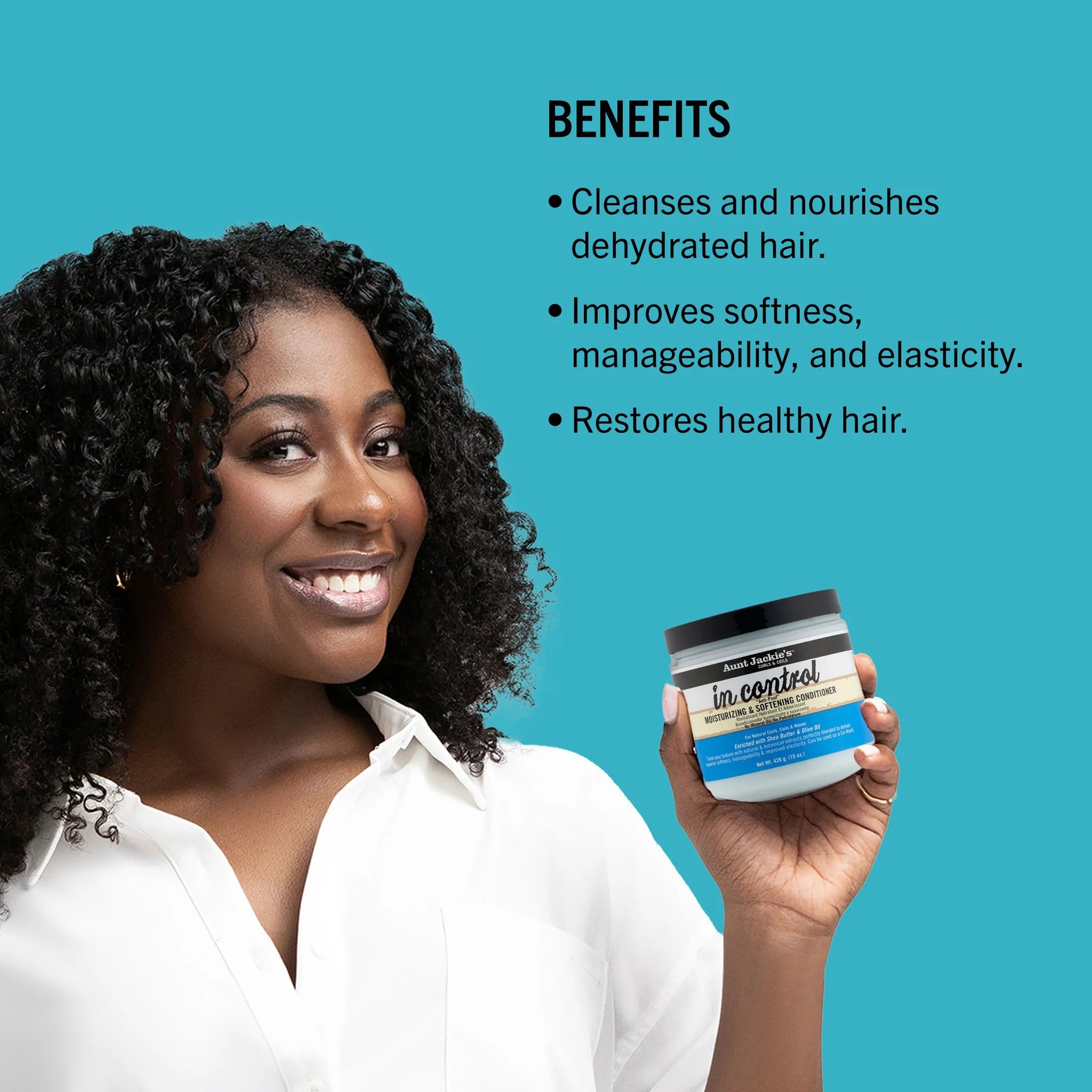 Après-shampoing hydratant et adoucissant In Control