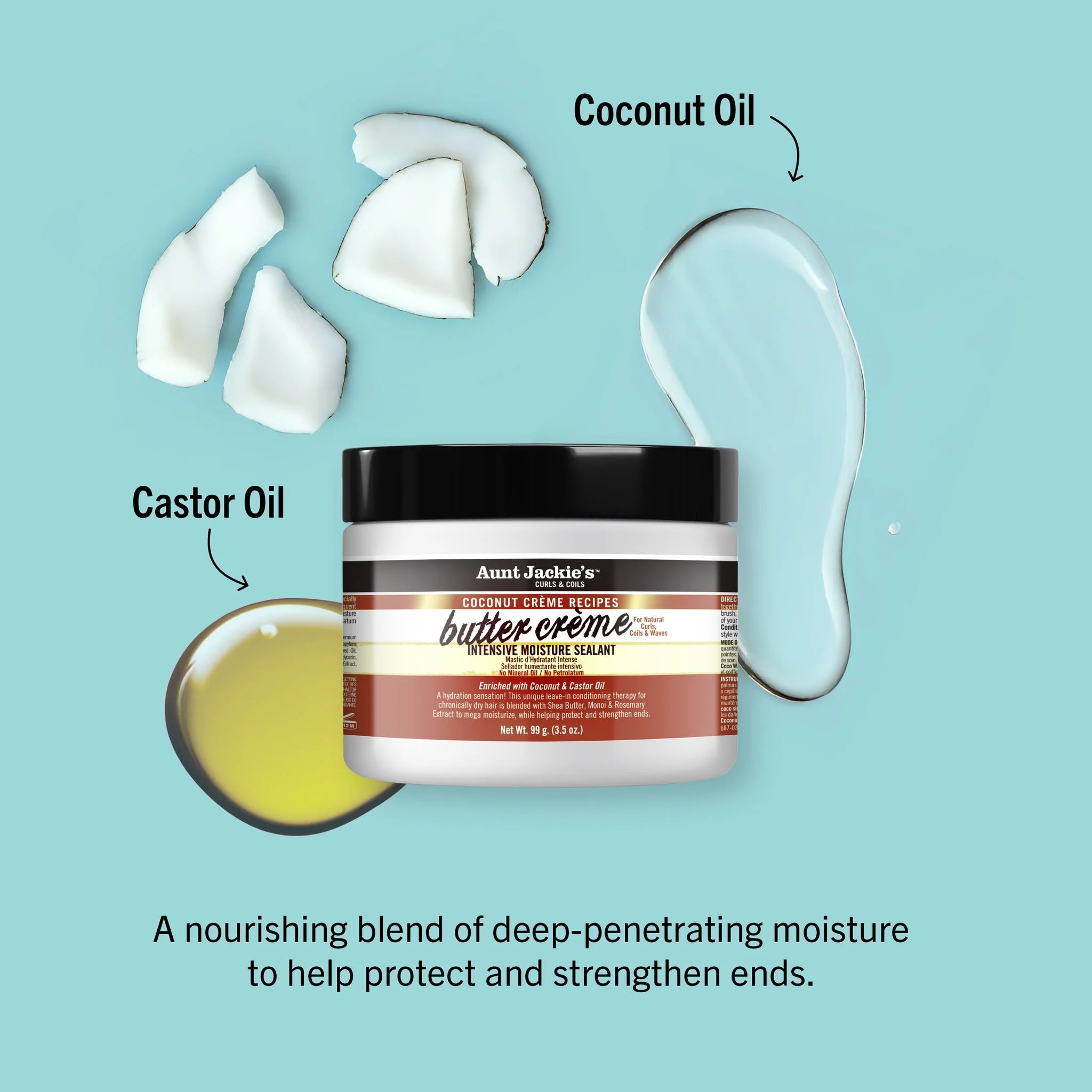 Crème de noix de coco hydratante intensive