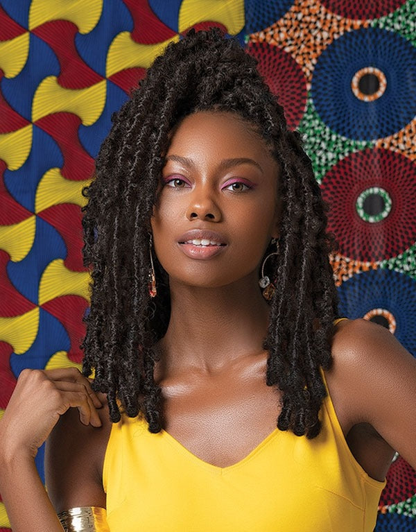 COLLECTION JANET Nala Tress ÉDITION PREMIUM 3x Faux Locs Papillon 10" 12" 14"