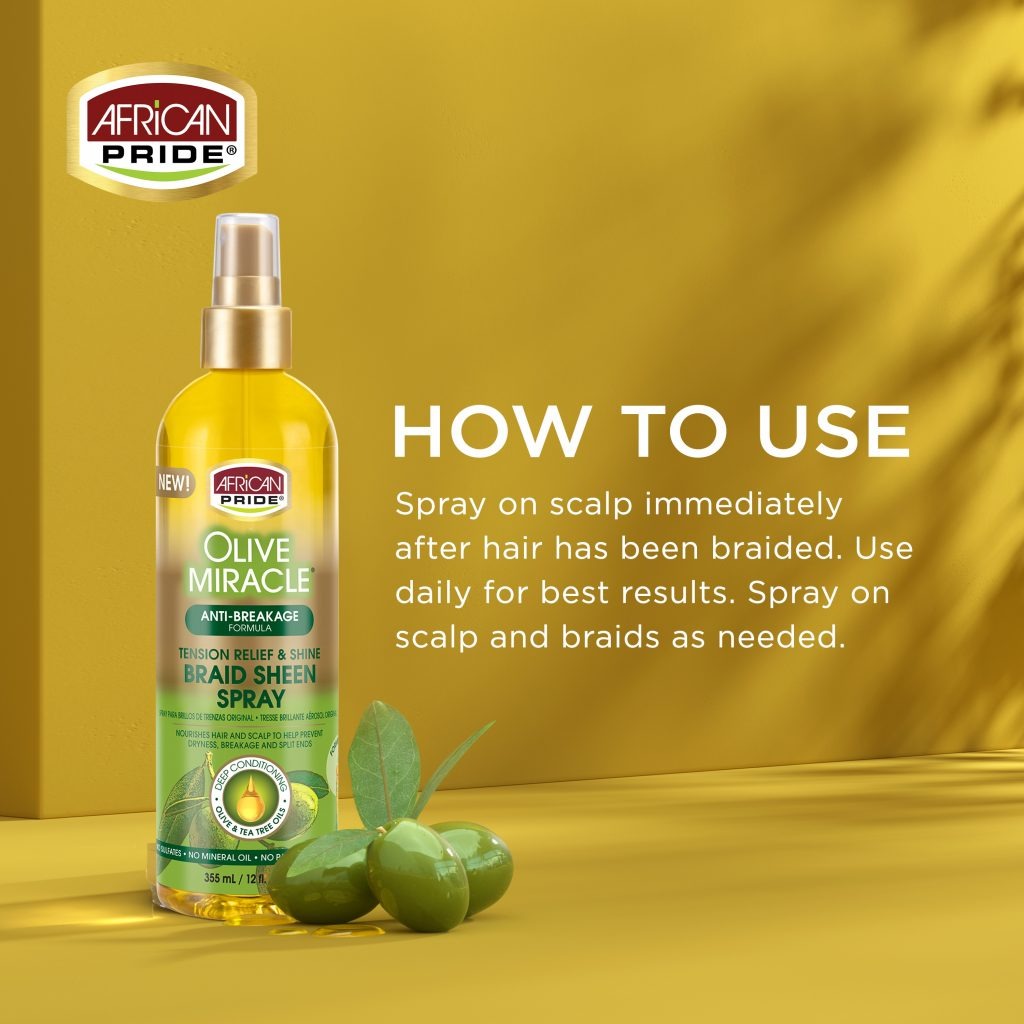 Olive Miracle Braid Sheen Spray [Normal]