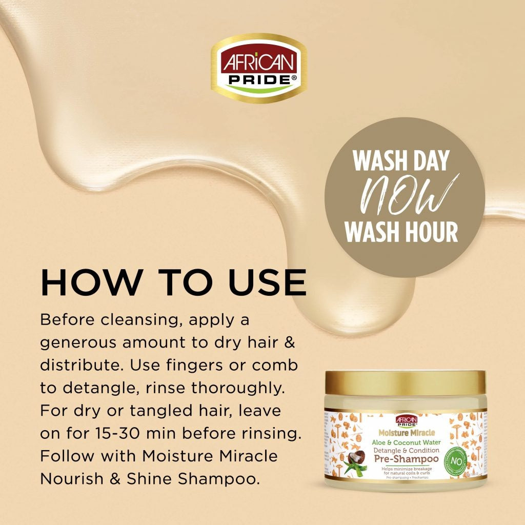 Moisture Miracle Detangle & Condition Pre-Shampoo