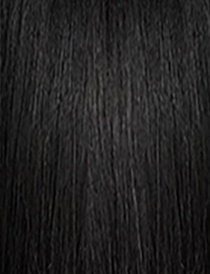 ROYAL IMEX closeup of dark textured hair strands for Brazilian curly wet and wavy wig in natural black shade