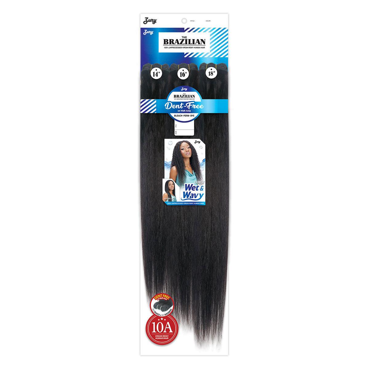 Royal Imex Brazilian curly wet and wavy wig long black wet and wavy hair bundle in retail packaging 14 16 18 lengths