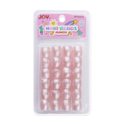 ANNIE jumbo pearl pink hair beads packaged set for braiding and styling kids and toddler hair