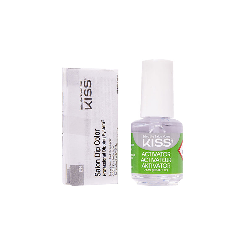 IVY BEAUTY by KISS Salon Dip Activator bottle with green label and product box for dip powder nails