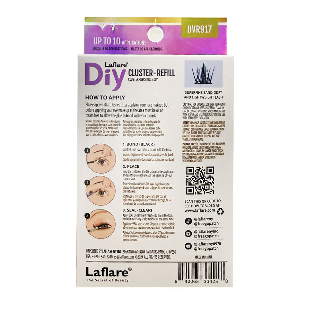 Recharge de cils en grappe DIY #DVR917