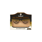 Laflare 3D faux mink lashes SD02 in black packaged box showing full strip and branding