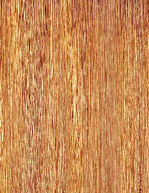 OUTRE 13x6 lace frontal wig synthetic straight strawberry blonde long smooth fibers for natural look