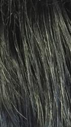 Close up texture of dark highlighted strands on ITS A WIG 100% human hair lace wig for natural appearance