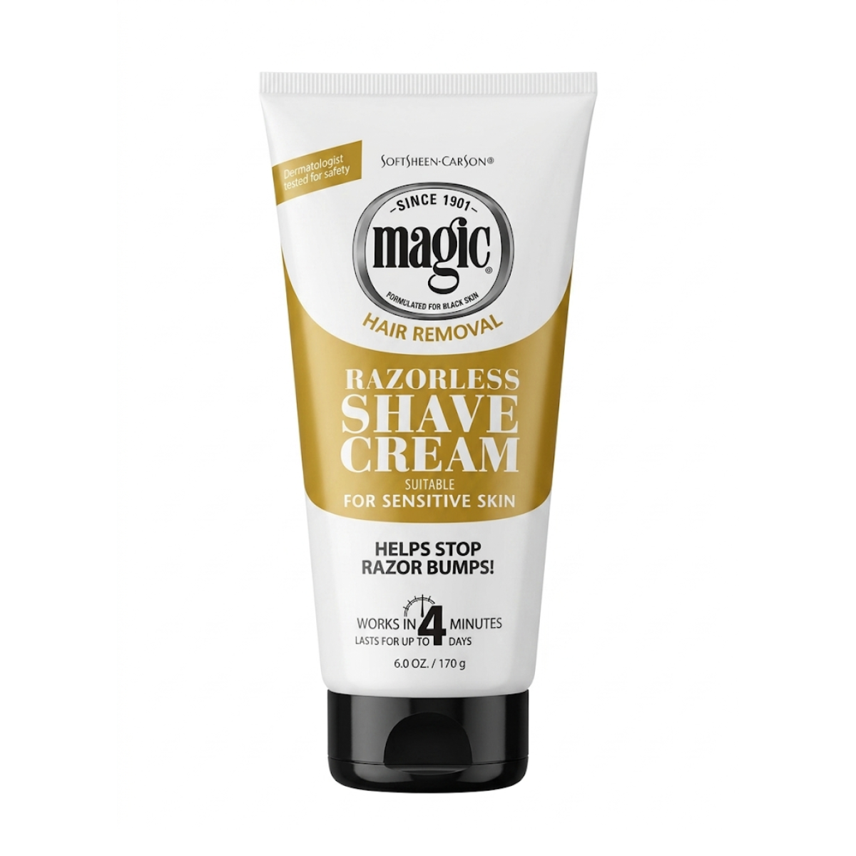 magic Razorless Cream Shave [Sensitive Skin] 6oz