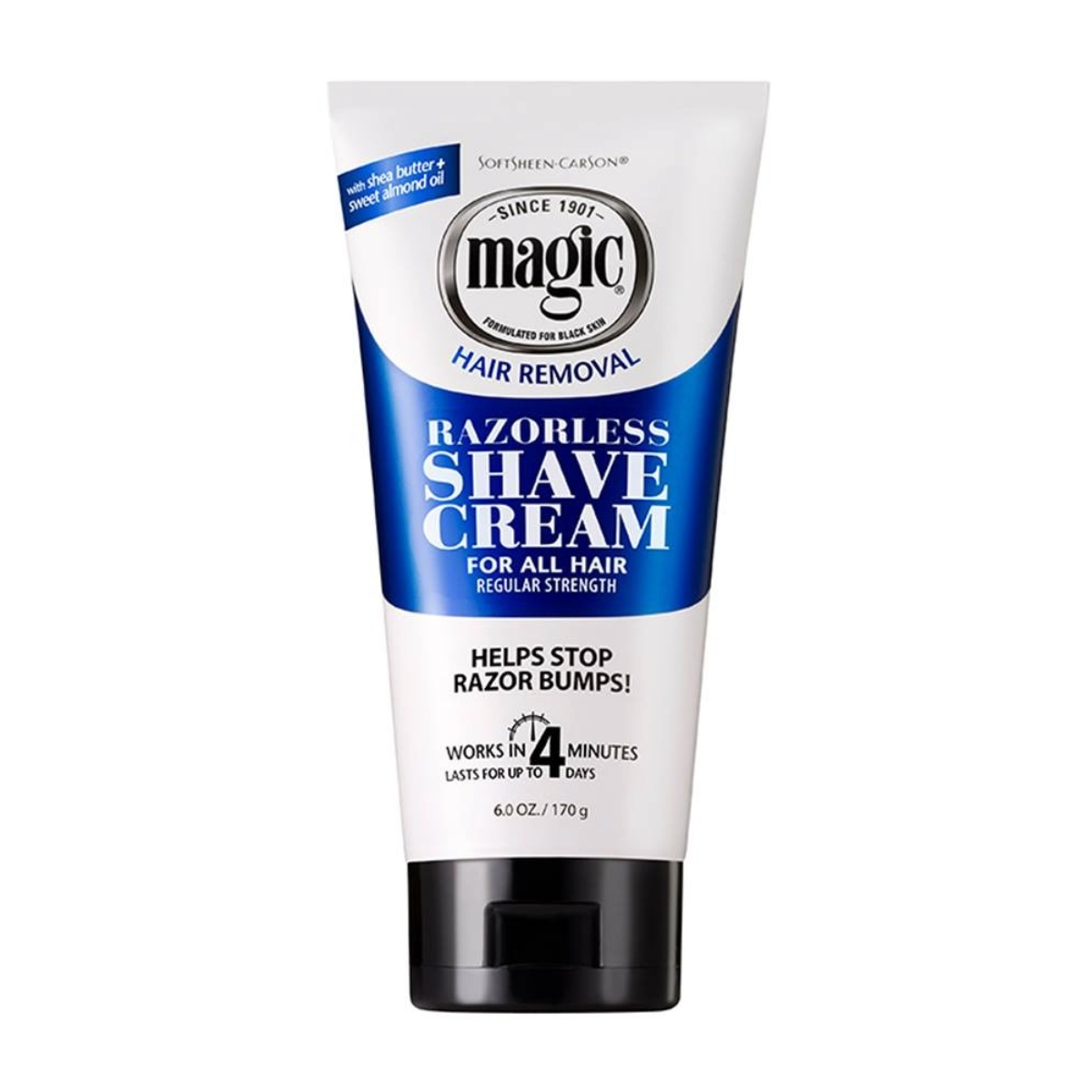 Crème à raser magique sans rasoir [Force normale] 6oz