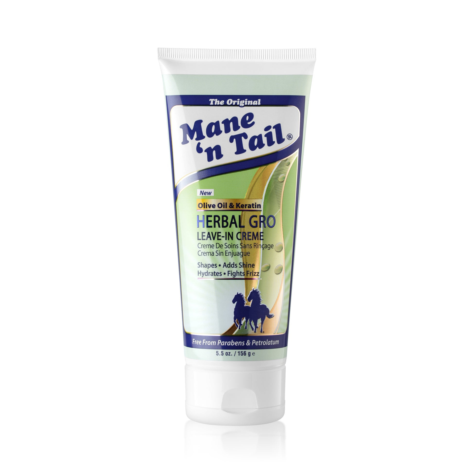 Mane n Tail herbal gro leave-in conditioner tube with olive oil and keratin for hydration and shine