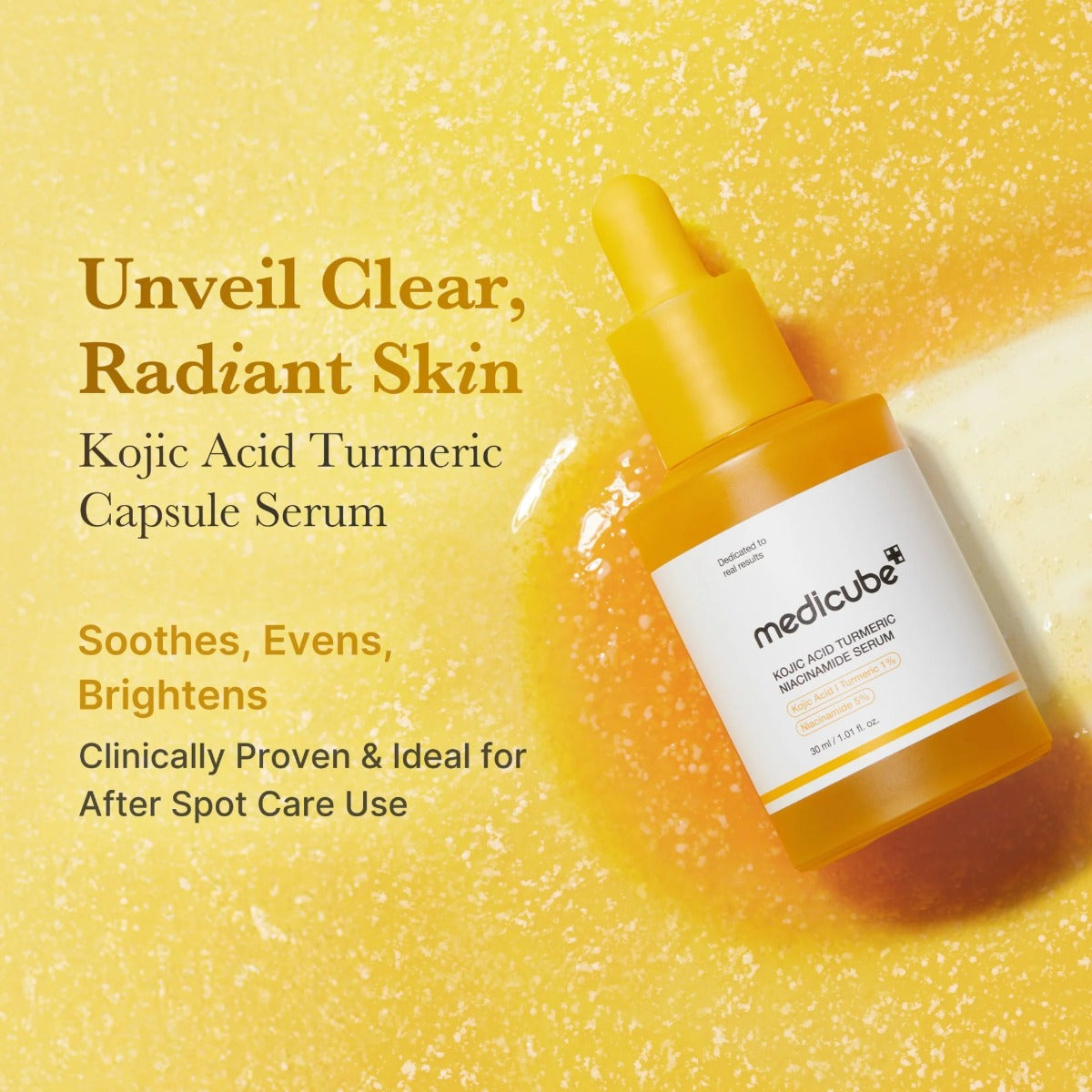 medicube Sérum Acide Kojique + Curcuma + Niacinamide  1.01oz