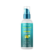 MIELLE Kalahari Melon and Aloe Vera hair oil weightless finishing oil in teal pump bottle 4 fl oz