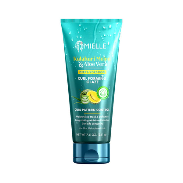 MIELLE Kalahari melon curl foaming glaze tube with aloe vera deep hydration for curly hair