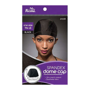 Bonnet dôme en élasthanne [Noir] #4688