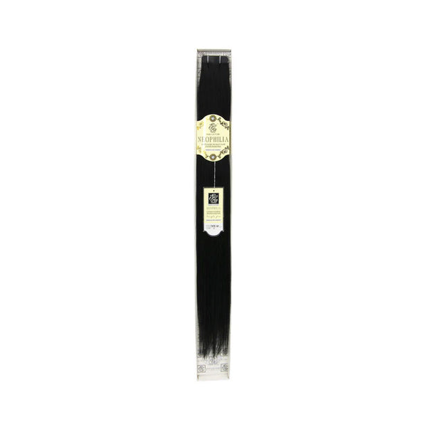 HAIR COUTURE black Remy human hair tape in extensions with smooth straight texture