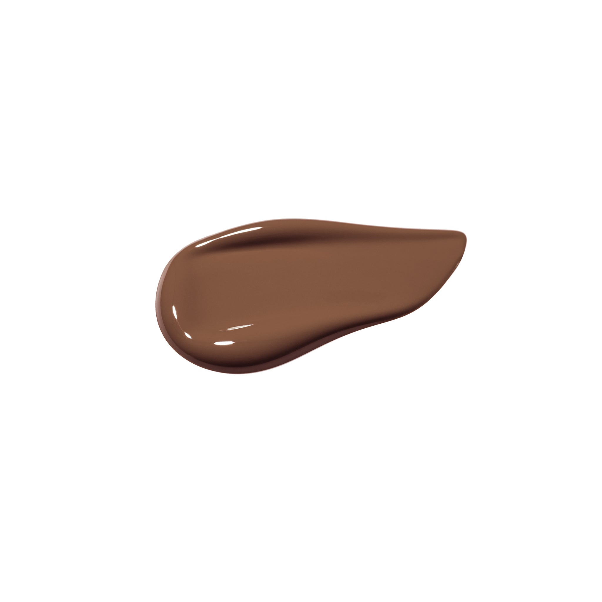 NICKA K liquid contour makeup swatch in rich brown shade with smooth creamy texture