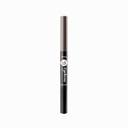 NICKA K ebony eyebrow pencil duo dual ended pencil and brow gel for defining and filling brows