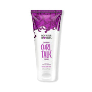 Not Your Mothers Defining Curl Talk cream tube in purple and white packaging curl defining cream for all curl types