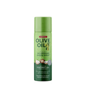 ORS olive oil sheen spray nourishing hair care with coconut oil for natural shine