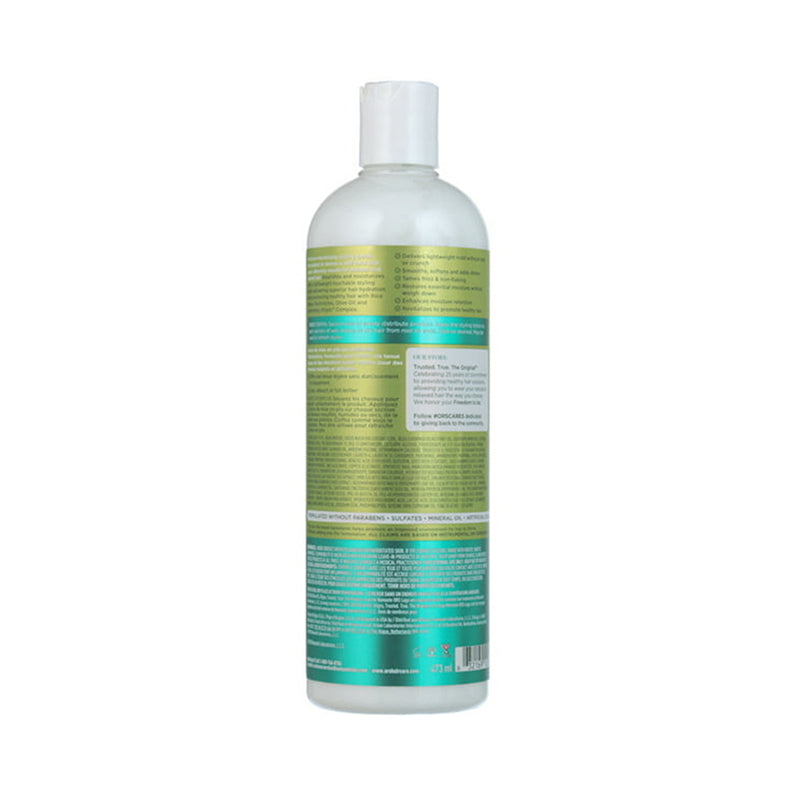 ORS super moisturizing hair lotion bottle back label green and white packaging 16 oz 473 ml
