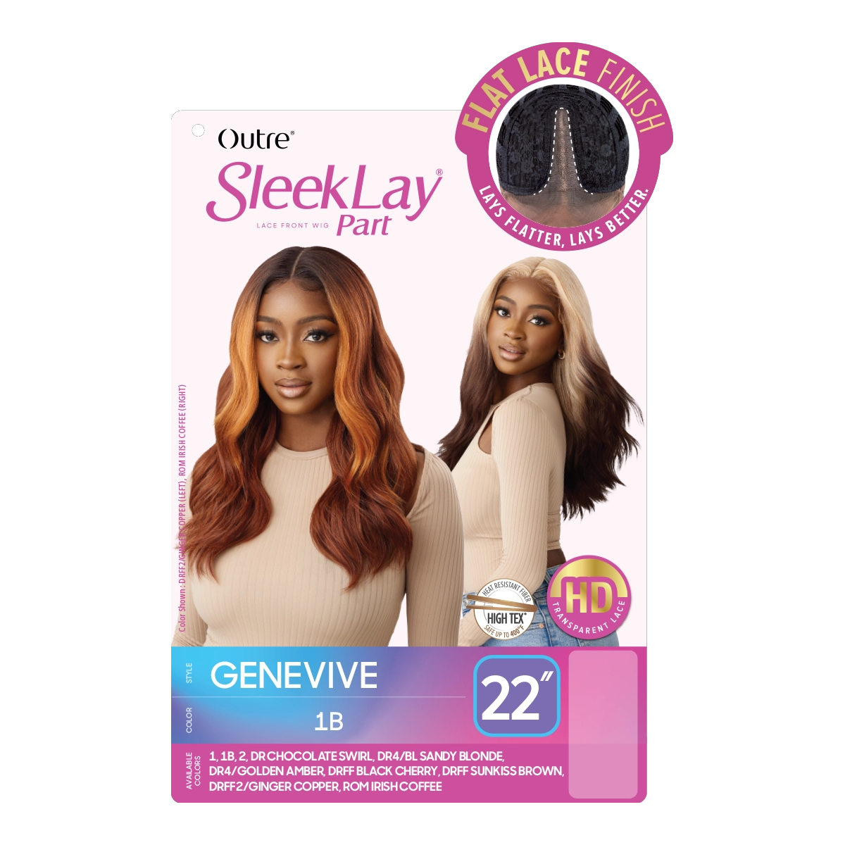 OUTRE Sleek Lay HD Lace Front Wig - GENEVIVE
