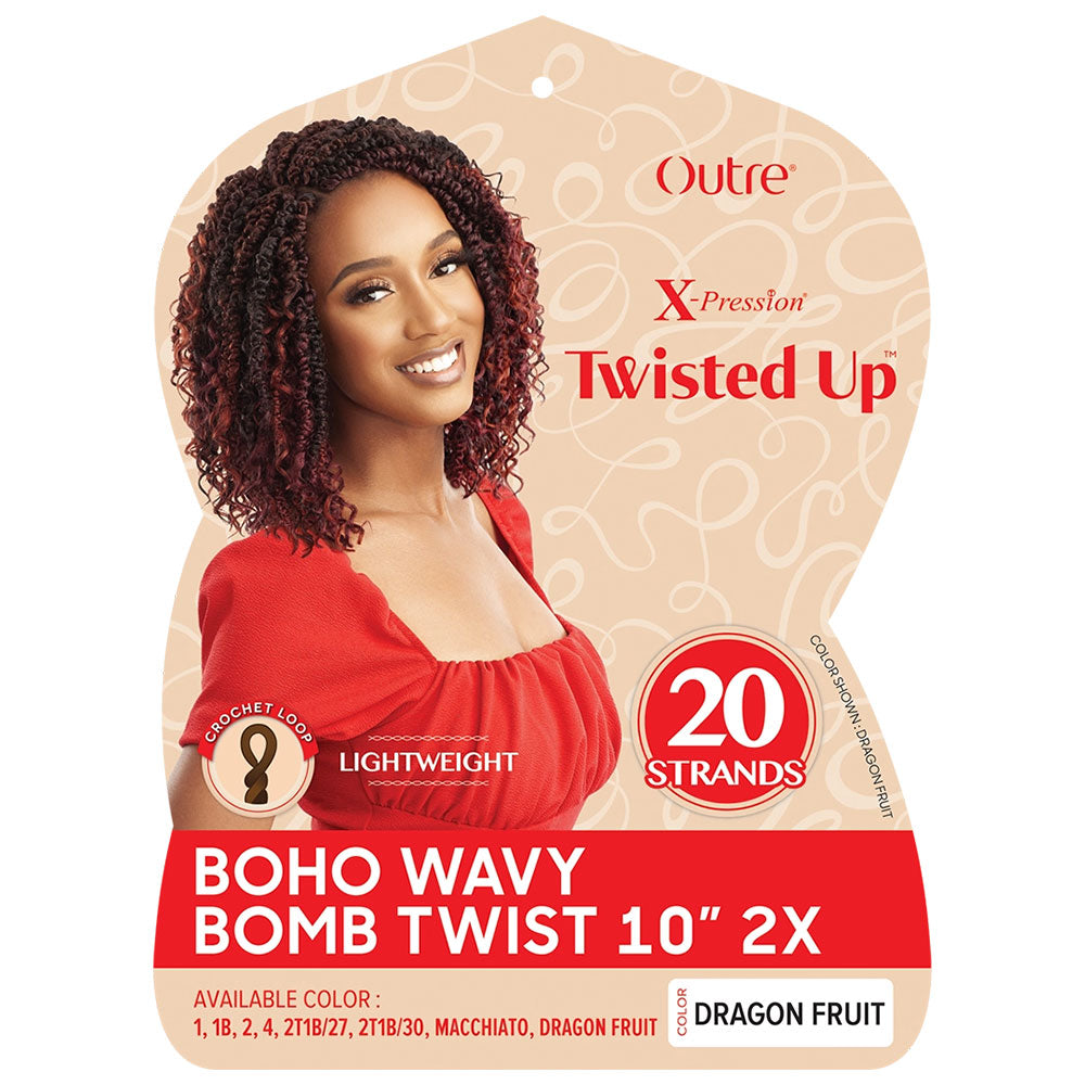 X-Pression - Twisted Up - Boho Wavy Bombtwist 10" 2X